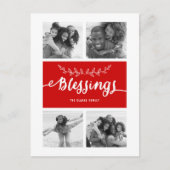 Blessings Collage | Vakantiefoto Briefkaart (Voorkant)