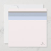 Blessings Collectie Baptism Invitation Kaart (Achterkant)