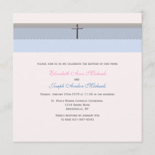 Blessings Collectie Baptism Invitation Kaart