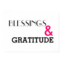 Blessings en Gratitude-Poster