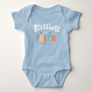 Blessings & Faith Baby Bodysuit - Zacht & Schattig