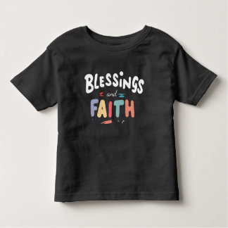 Blessings & Faith Peuter T-shirt - Schattige & com