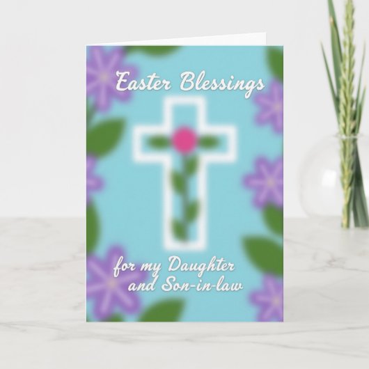 Blessings For Daughter Son Card Kaart (Voorkant)
