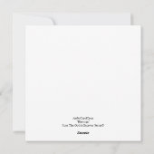 Blessings Gothic Beauty Christmas Kaart (Achterkant)