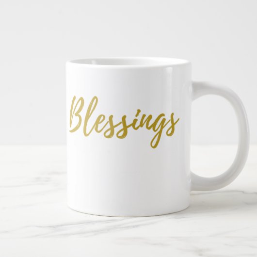 Blessings Jumbo 20 oz Mok (Rechts)