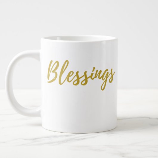 Blessings Jumbo 20 oz Mok (Links)
