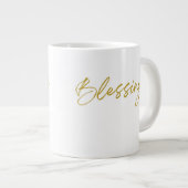 Blessings Jumbo 20oz Mok (Voorkant rechts)