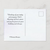 Blessings Numbers 6:24-26 Lord's Blessing Briefkaart (Achterkant)