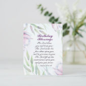 Blessings Numbers 6:24-26 Lord's Blessing Briefkaart (Staand voorkant)