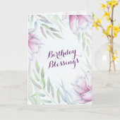 Blessings Numbers 6:24-26 Lord's Blessing Kaart (Gele Bloem)