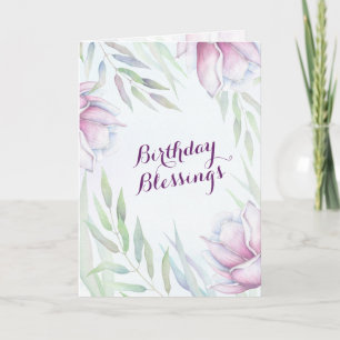 Blessings Numbers 6:24-26 Lord's Blessing Kaart