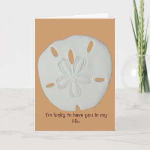 Blessings of True Friends Sand Dollar Kaart