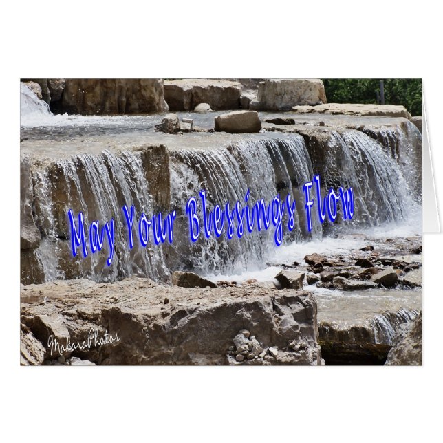 Blessings-pas voor elk geval aan (Voorkant Horizontaal)