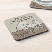 Blessings zijn ergens begonnen drankjes onderzetter (Linkerzijde)