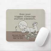 Blessings zijn ergens begonnen muismat (Met muis)