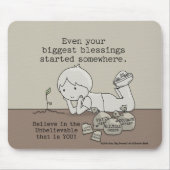 Blessings zijn ergens begonnen muismat (Voorkant)