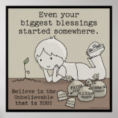 Blessings zijn ergens begonnen poster (Voorkant)