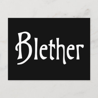 Blether grappige Scottish slang banter scoort humo Briefkaart