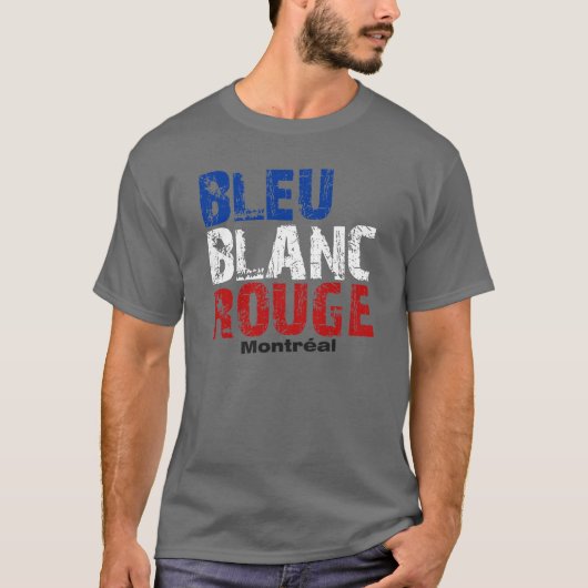 BLEU, BLANC, ROUGE T-SHIRT (Voorkant)