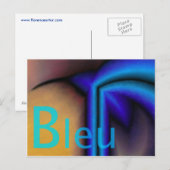 Bleu - Carte postale Briefkaart (Voorkant / Achterkant)