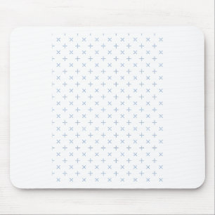 Bleu de France Solid Color Bleu Abstracts Sticker Muismat