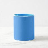Bleu de France (vaste kleur) Mok (Midden)