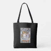 "BLEU DESCHAMPS" ALPHONSE MUCHA TOTE BAG (Achterkant)