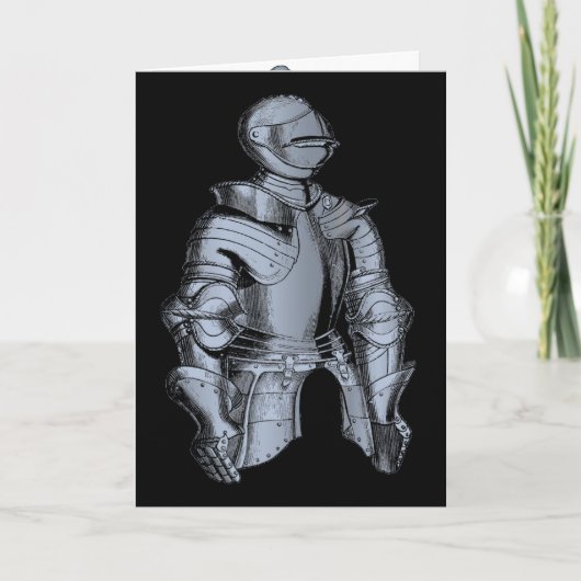 Bleu Knight Greeting Card Kaart (Voorkant)