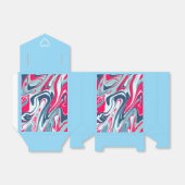 Bleu Pink Vibe Bedankdoosjes (Uitgevouwen)