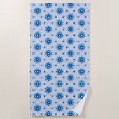 Bleu Summer Beach Handdoek (Voorkant)