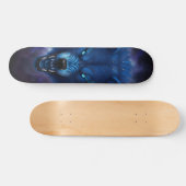Bleu wolf  Skateboard  (Horizontaal)