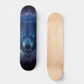 Bleu wolf  Skateboard  (Voorkant)