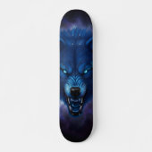 Bleu wolf  Skateboard  (Voorkant)