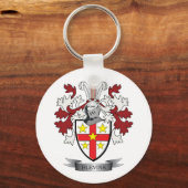 Blevins Family Crest Coat. Sleutelhanger (Voorkant)