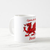 Blevins Welsh Dragon Koffiemok (Voorkant links)