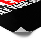 Blexit Black Exit Free Your Mind Conservative Repu Poster (Hoek)