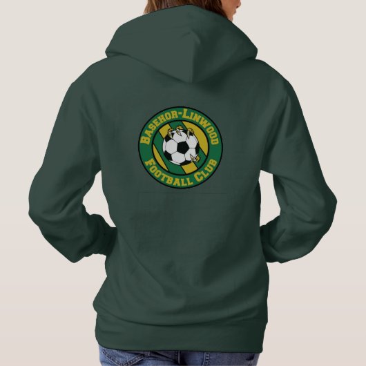 BLFC Voetbal Moeder Hoodie - Wit (Achterkant)