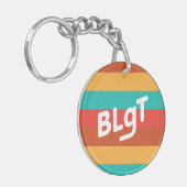 BLgT Stripe-vlag Sleutelhanger (Voorkant Links)