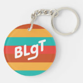 BLgT Stripe-vlag Sleutelhanger (Achterkant)