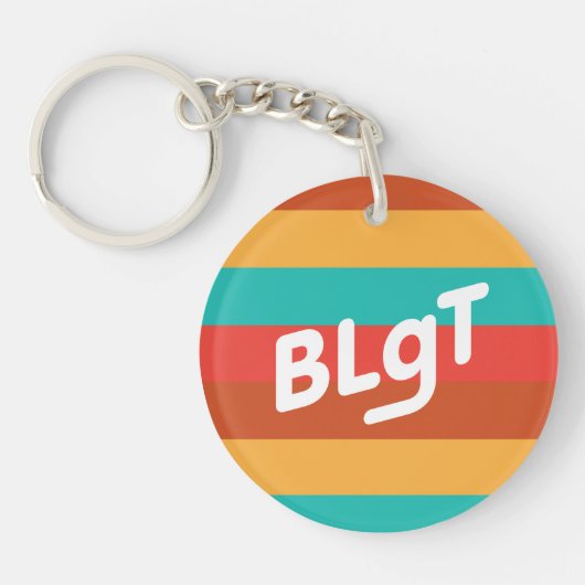 BLgT Stripe-vlag Sleutelhanger (Voorkant)