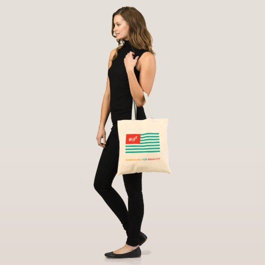 BLgT-vlag Tote Bag (Voorkant (model))