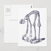 Blib Picks Flowers Briefkaart (Voorkant / Achterkant)