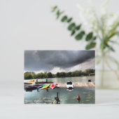 Blick über den Maschsee, Hannover Briefkaart (Staand voorkant)