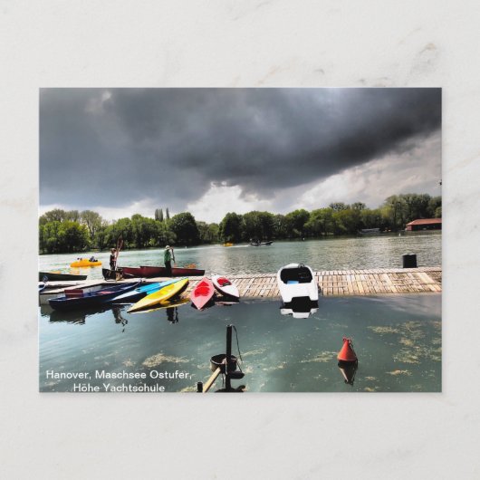 Blick über den Maschsee, Hannover Briefkaart (Voorkant)