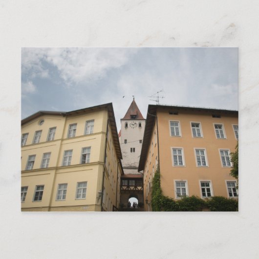 BLICK VON MARKTPLATZ HAAG AUF KLEINEN SCHLOSSTURM BRIEFKAART (Voorkant)