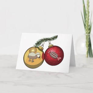 Bliet de Schapen van Kerstmis van Snuisterijen Feestdagen Kaart