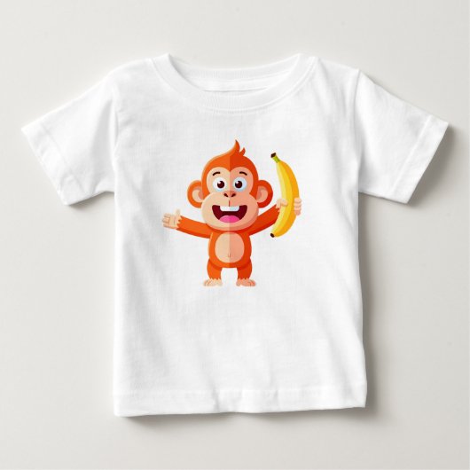 Blij Aapje met Banaan (Voorkant)