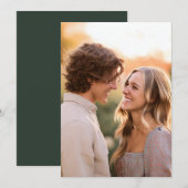 Blij Aards Romantische Foto Kaart (Voorkant / Achterkant)