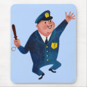 blij agent muismat (Voorkant)