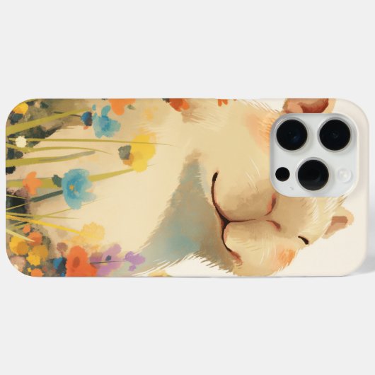Blij als Capybara Case-Mate iPhone Case (Achterkant (horizontaal))